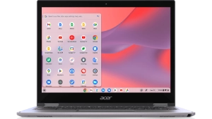 Apps de Google Workspace en la pantalla de un chromebook